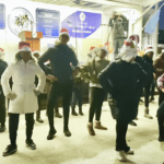 Song and dance warm hearts at Hempstead Village tree, menorah lighting